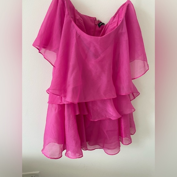 Abercrombie Pink Ruffled Dress - Picture 3 of 6